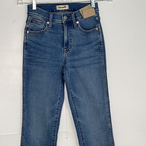 NWT Madewell Mid Rise Stovepipe Jeans - Picture 4 of 13